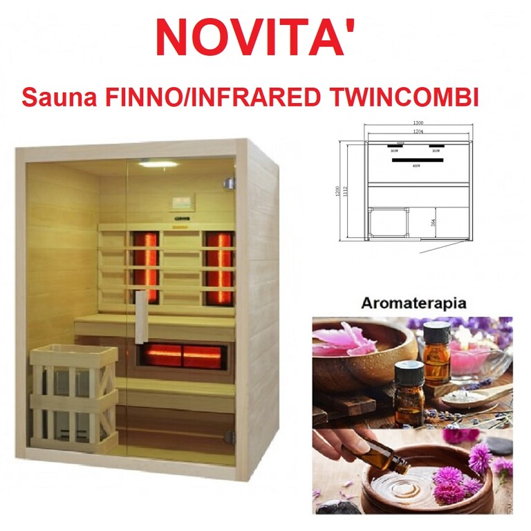 4861073 Sauna Finno / Infrared NOVITA!